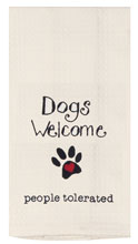 Dogs Welcome Towel 
