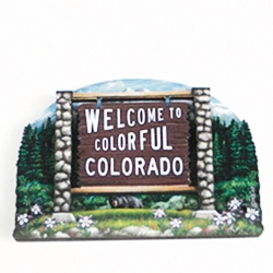 Welcome To Colorful Colorado Magnet 