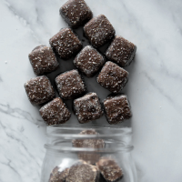 Dark Chocolate Sea Salt Caramels 