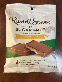 Russell Stover Sugar Free Caramel Tile 