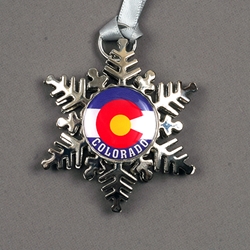 Colorado Snowflake Ornament 
