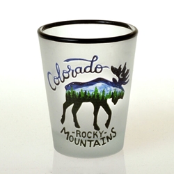 Colorado Moose Shot Glass 