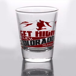 Get High Colorado Shot Glass 