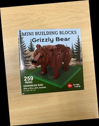 Grizzly Bear Mini Building Blocks 