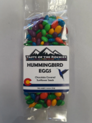 Hummingbird Eggs (choc cov sunflower seeds) 