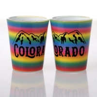 Rainbow Shot Glass 