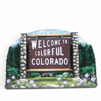 Welcome To Colorful Colorado Magnet 
