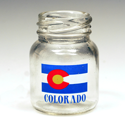 Colorado Mini Mason Jar with Lid 